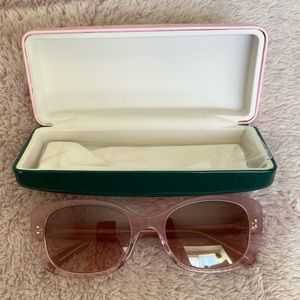 Pink Kate Spade Sunglasses